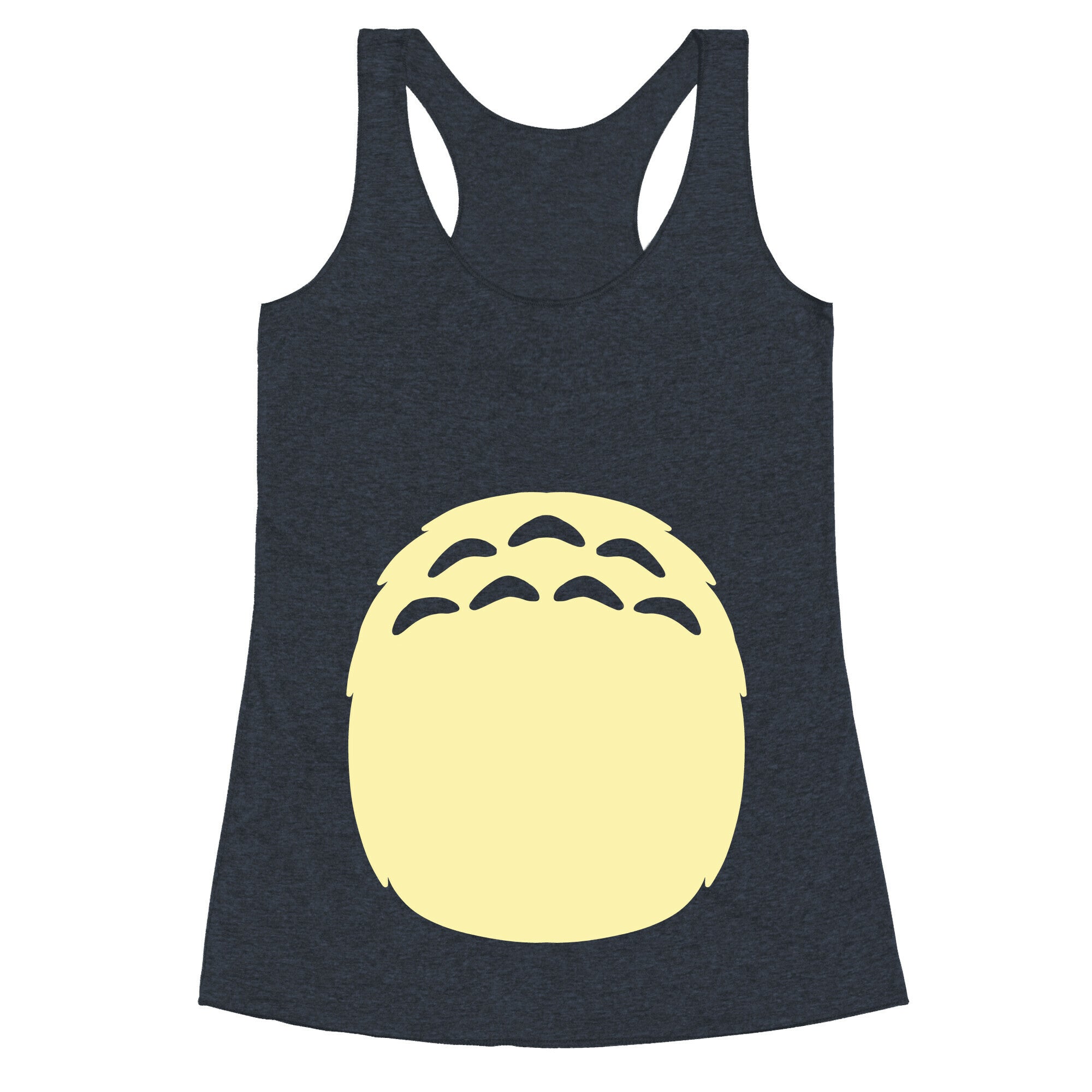 Totoro Tummy Racerback Tank